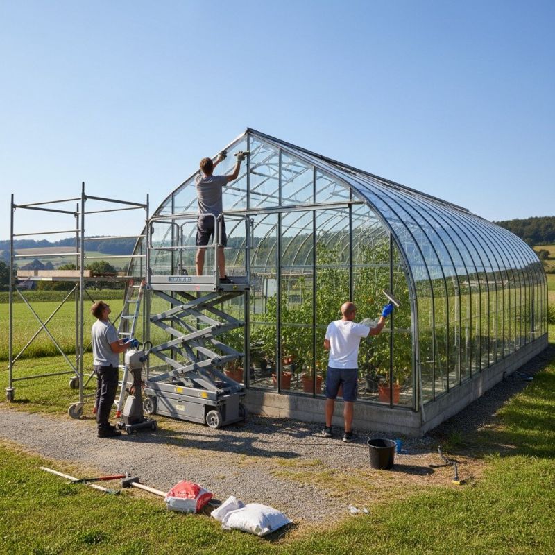 Local Greenhouse Installation pros at work